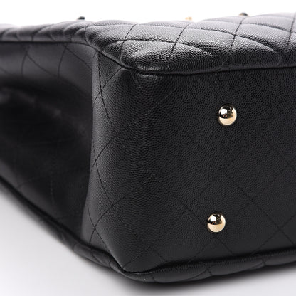 Chanel Caviar Quilted Large Shopping Tote Black 7 of 9