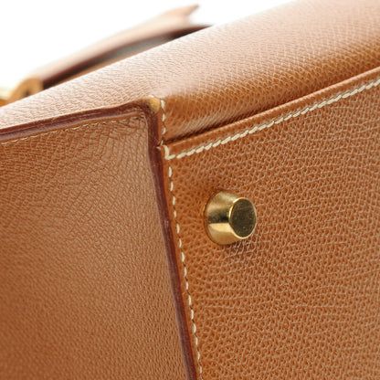 Hermes Courchevel Kelly Sellier 32 Gold 12 of 29