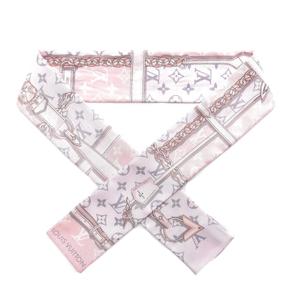 Louis Vuitton Silk Monogram Confidential Bandeau Light Pink 1 of 3