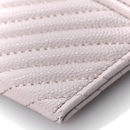 Chanel Caviar Quilted Chevron Boy Card Holder Light Purple 10 of 11