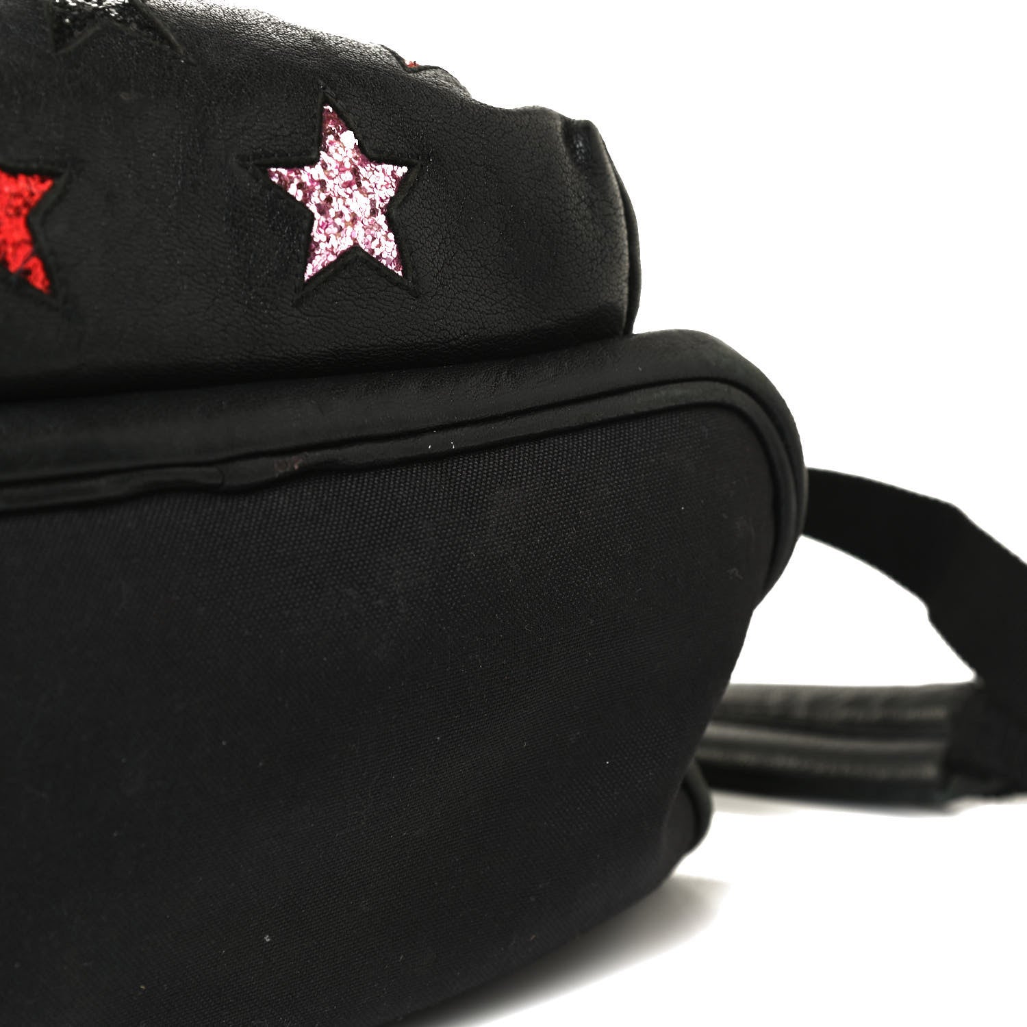 Saint Laurent Lambskin Star Applique Mini City California Backpack Black 21 of 30