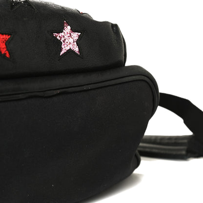 Saint Laurent Lambskin Star Applique Mini City California Backpack Black 21 of 30