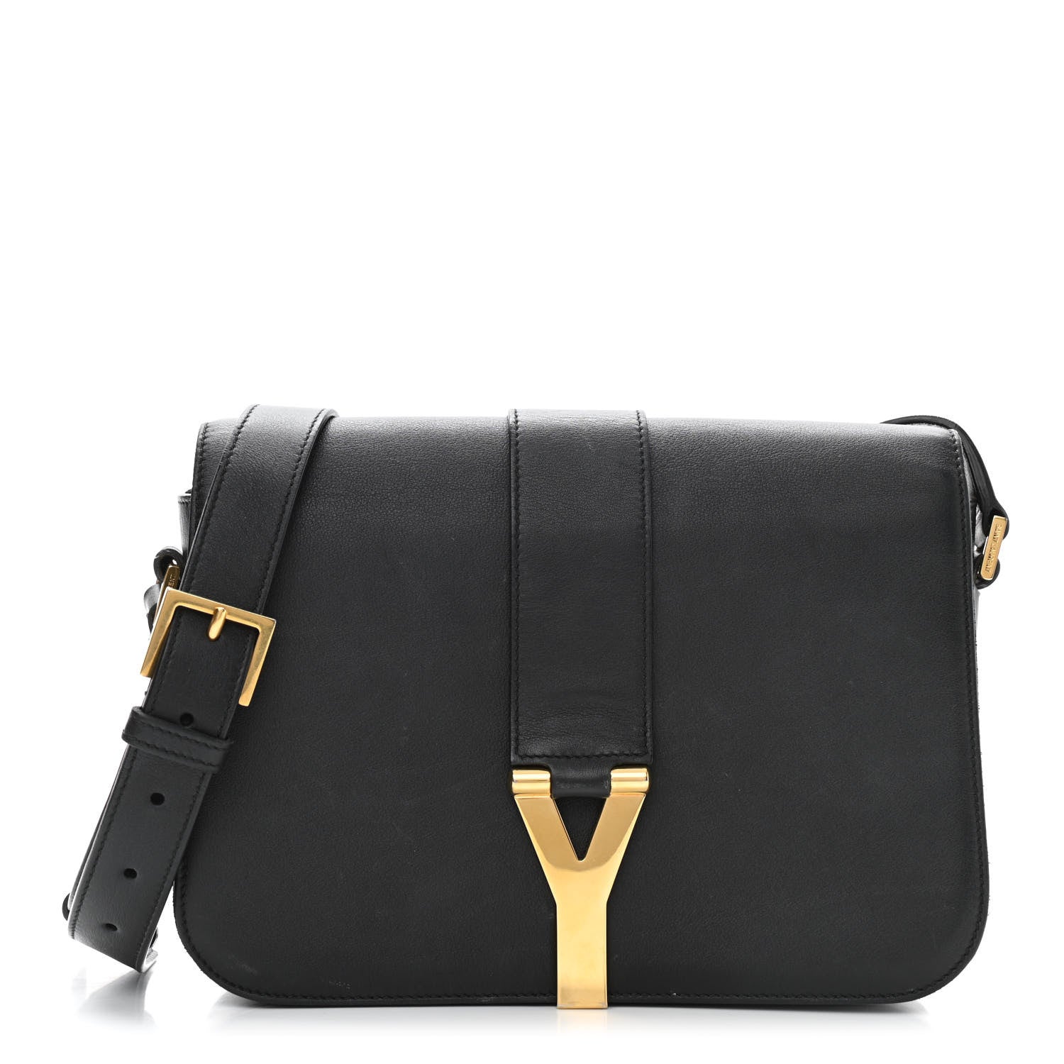 Saint Laurent Calfskin Classic Y Satchel Black 1 of 12