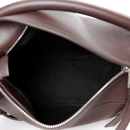 Loewe Shiny Calfskin Small Puzzle Biker Bag Dark Brown 5 of 11