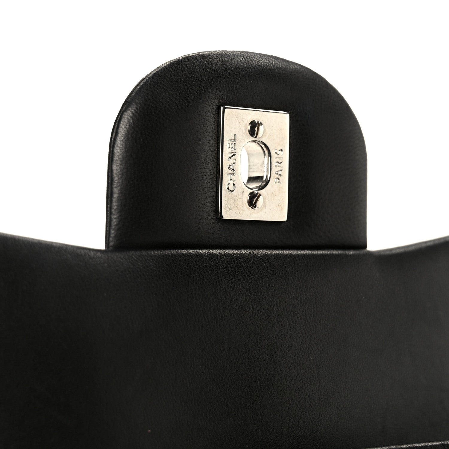 Chanel Lambskin Quilted Jumbo Double Flap Black 7 of 11