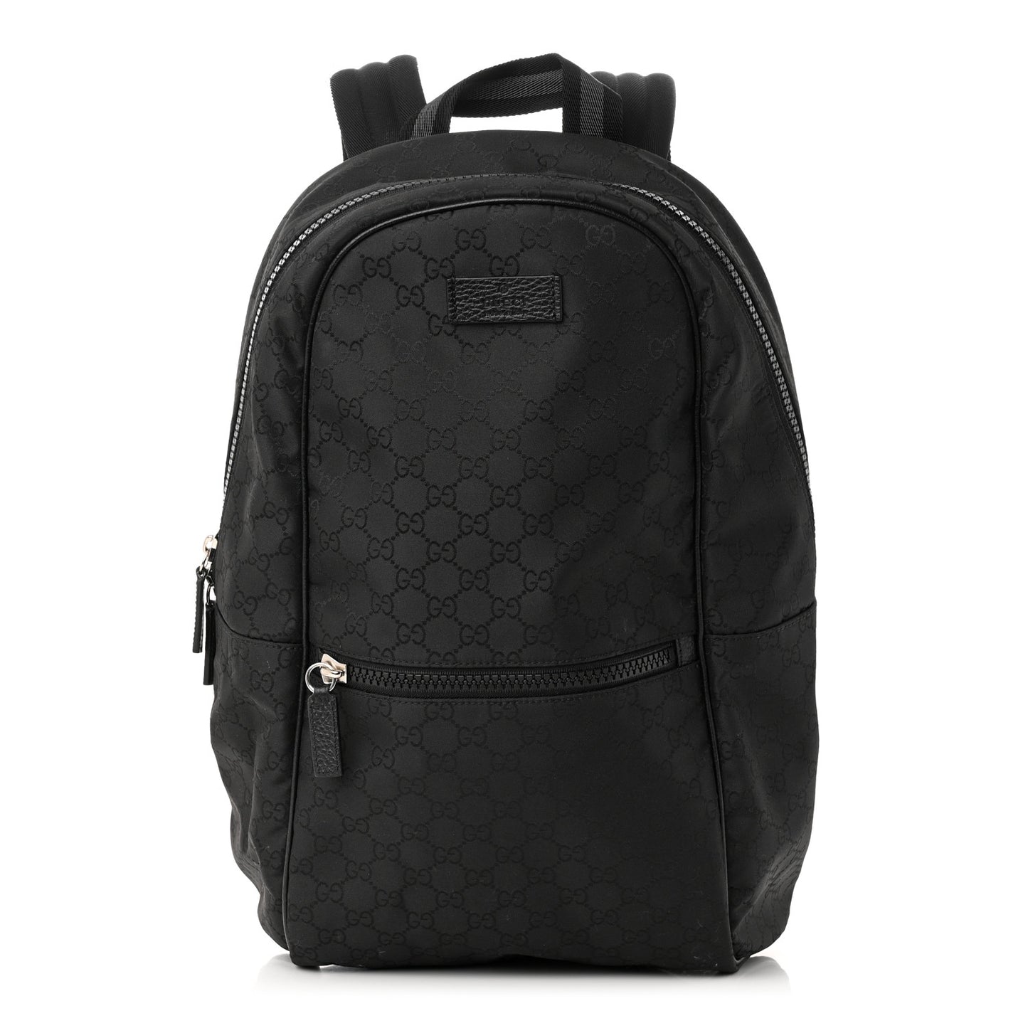 Nylon Monogram Slim Backpack Black