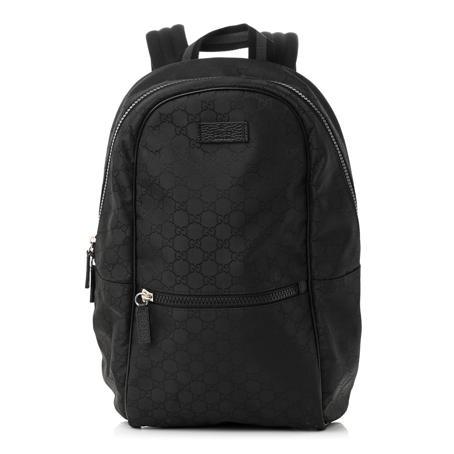 Gucci Nylon Monogram Slim Backpack Black 1 of 10