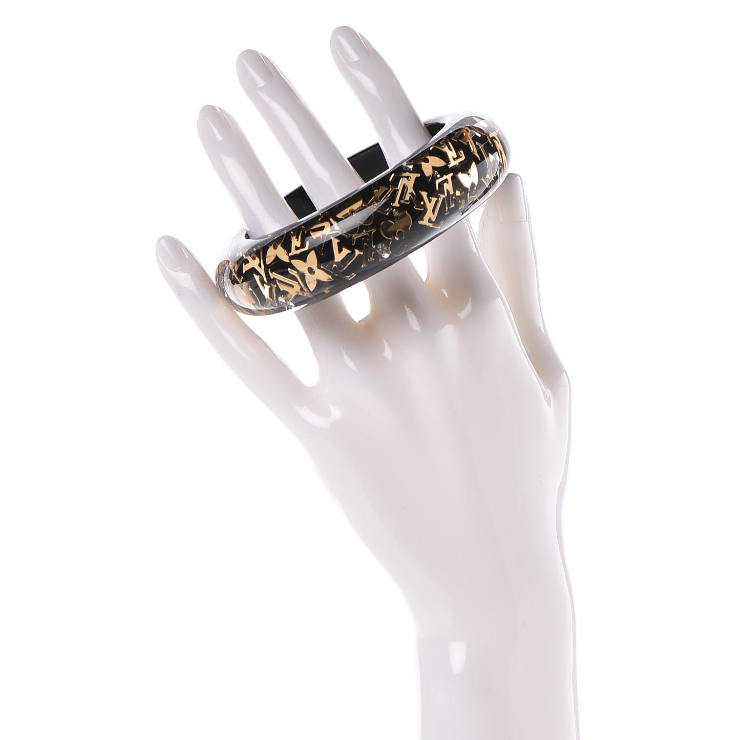 Resin Swarovski Medium Inclusion Bracelet GM Black