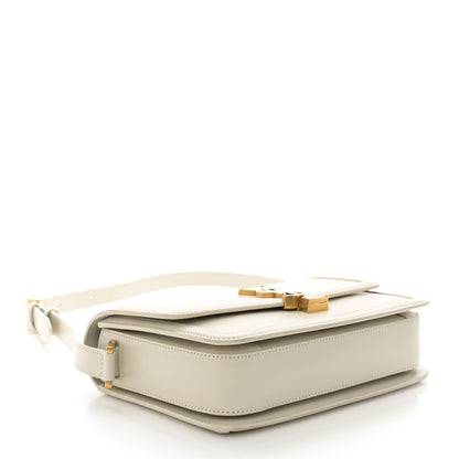 Saint Laurent Box Calfskin Monogram Medium Solferino Satchel Crema Soft 4 of 11