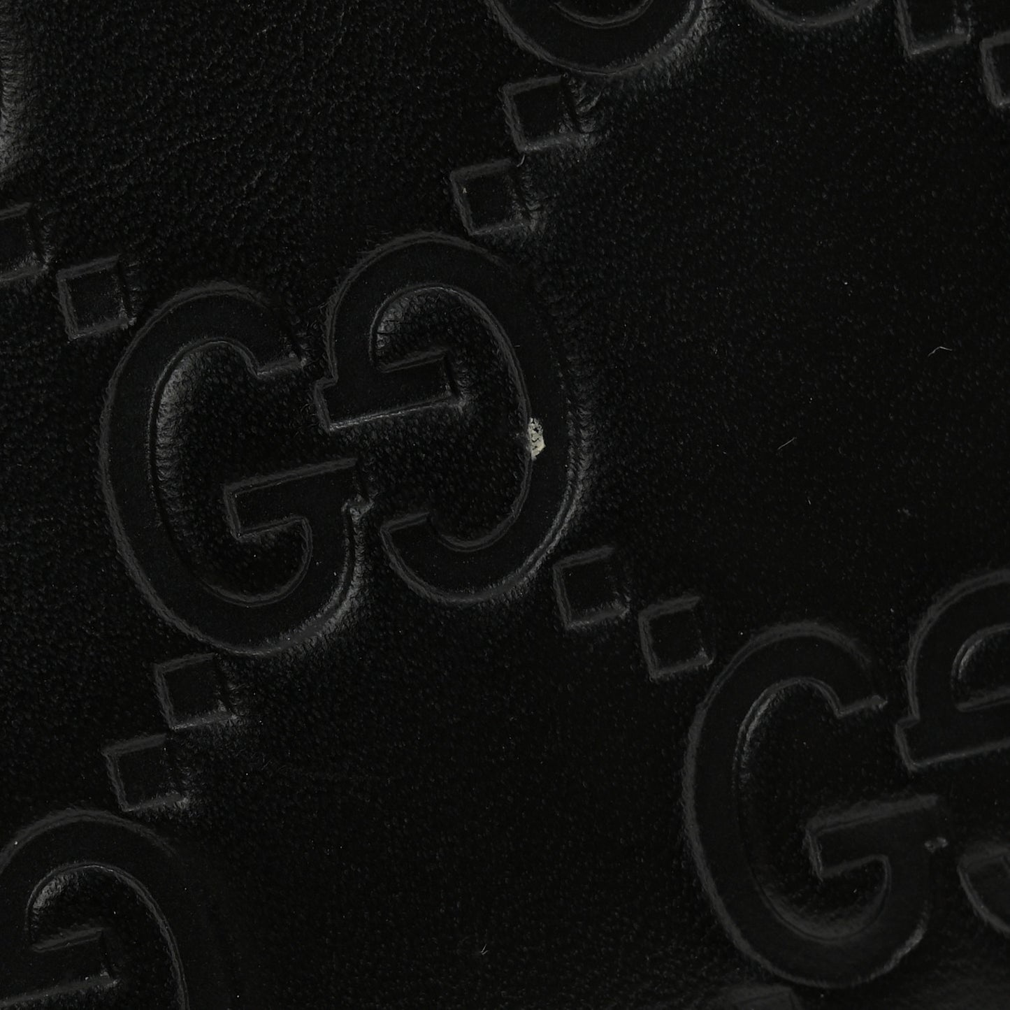 Guccissima Zip Around Coin Purse Wallet Black