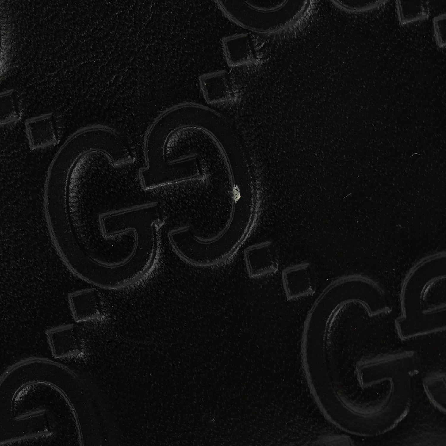 Gucci Guccissima Zip Around Coin Purse Wallet Black 7 of 10