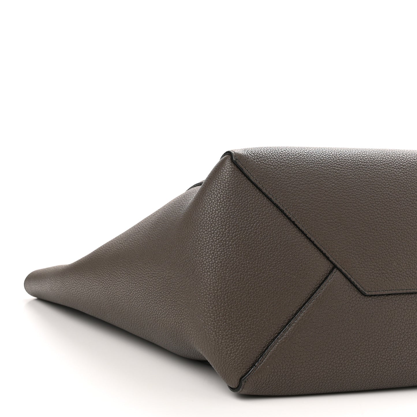 Soft Grained Calfskin Small Belt Cabas Phantom Taupe