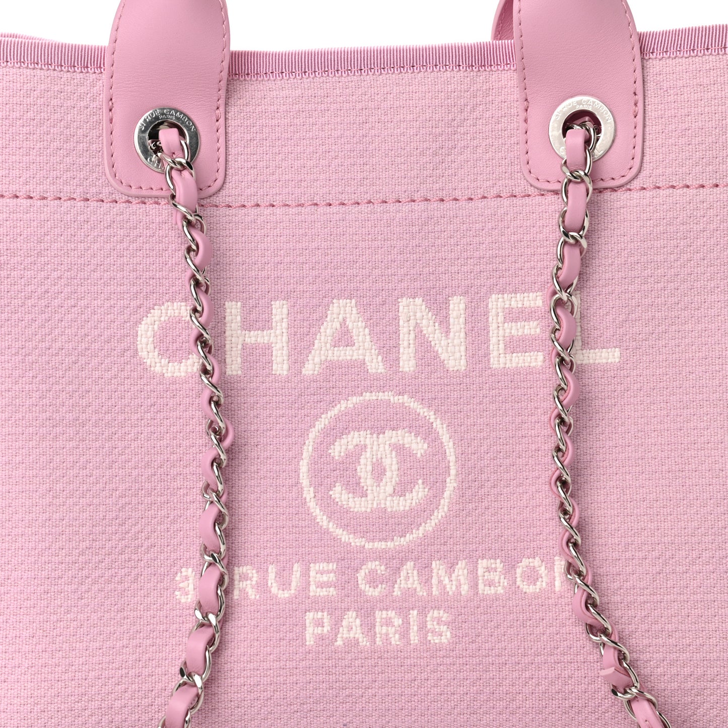 Mixed Fibers Small Deauville Tote Dark Pink