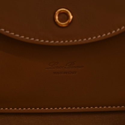 Loro Piana Calfskin Wool Cashmere Close Up Cardo Extra Bag L27 Golden Chestnut Sun Gold 6 of 12
