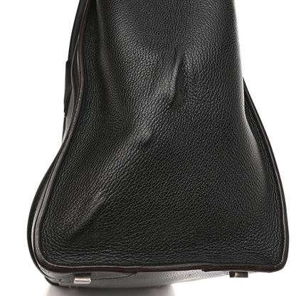 Celine Drummed Calfskin Mini Luggage Black 12 of 13