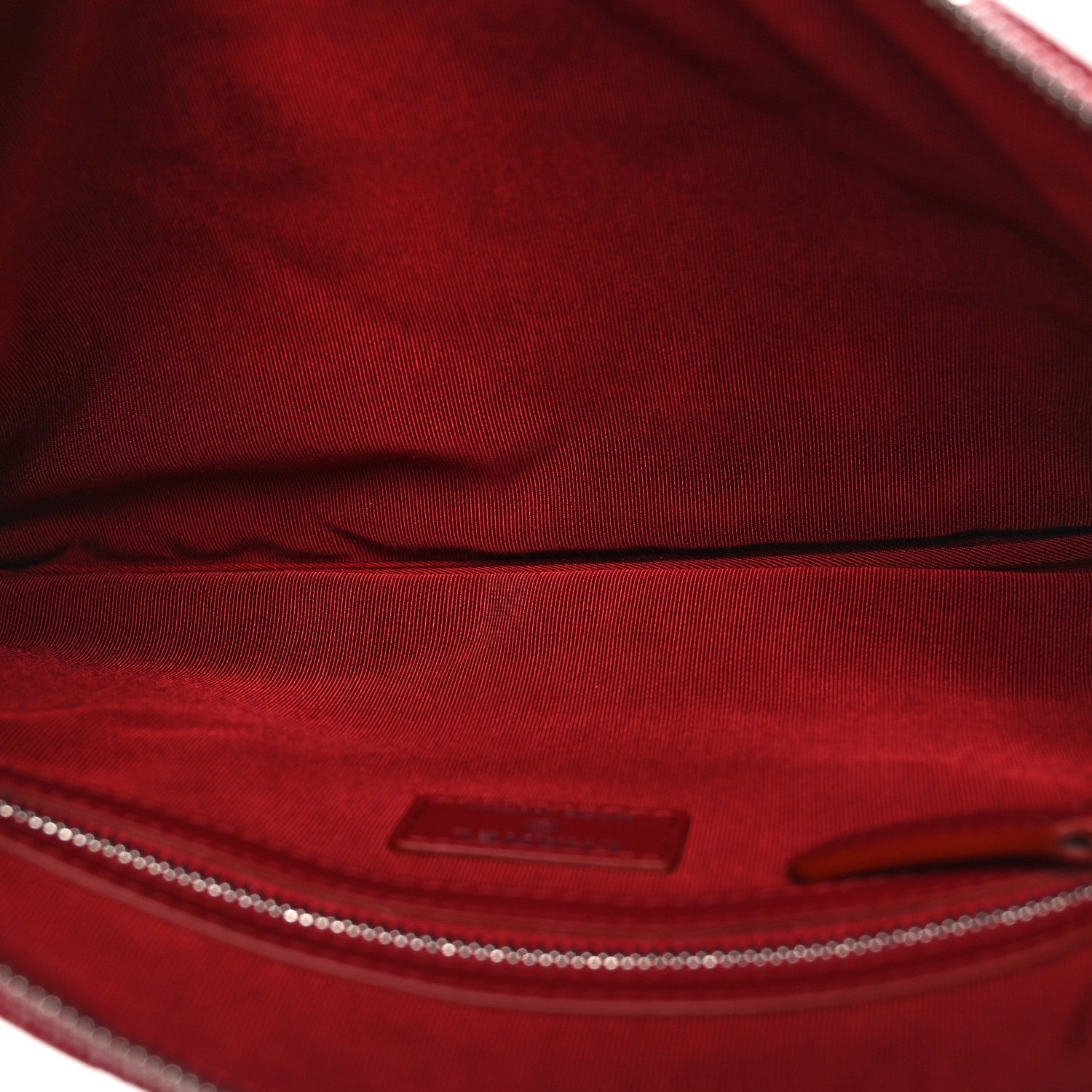 Chanel Caviar Quilted Medium Cosmetic Case Red 5 of 9