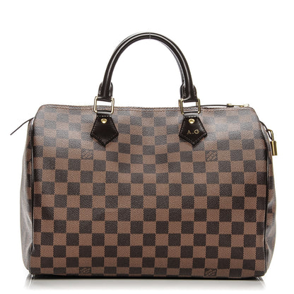 Louis Vuitton Damier Ebene Speedy 30 1 of 8