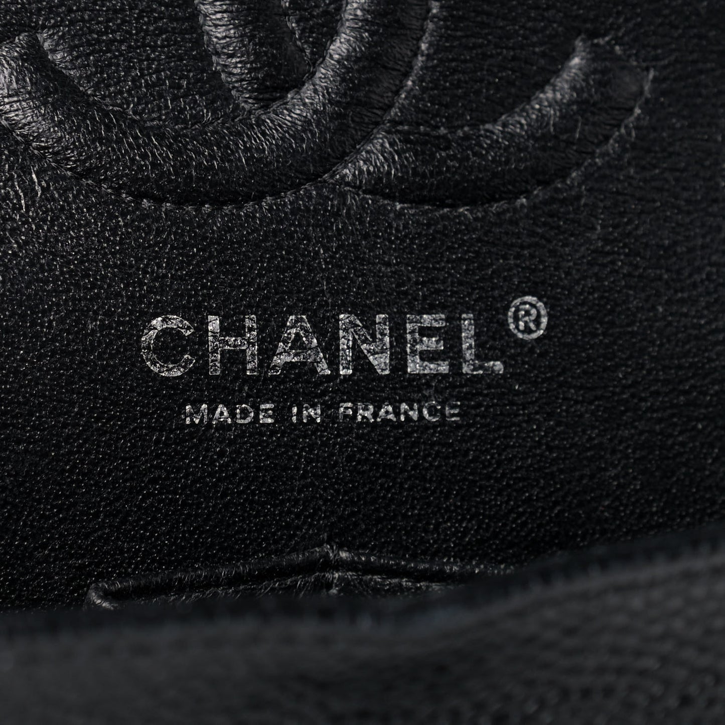 Caviar Quilted Small Double Flap Black