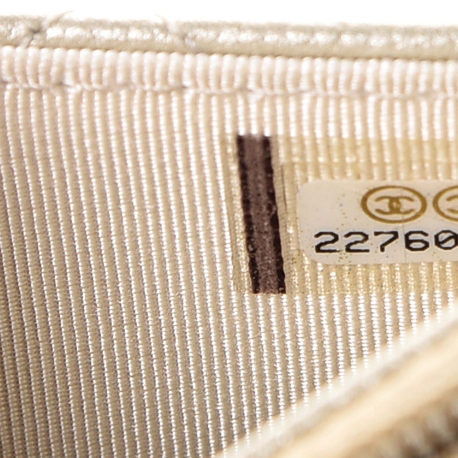 Chanel Caviar Quilted Wallet On Chain WOC Light Gold 9 of 10