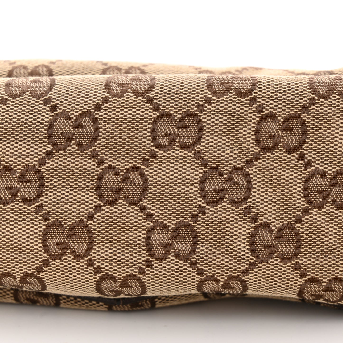 Monogram Web Boat Pochette Brown