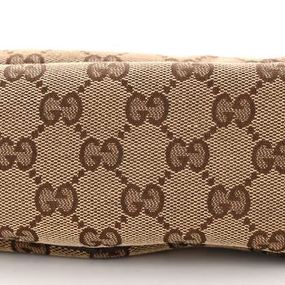 Gucci Monogram Web Boat Pochette Brown 12 of 12
