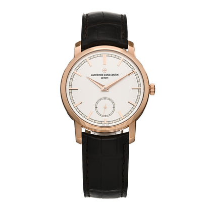 Vacheron Constantin 18K Pink Gold Alligator 38mm Patrimony Traditionnelle Manual Winding Watch 82172/000R-9382 1 of 5