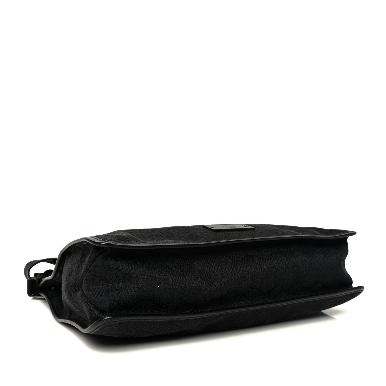Gucci GG Monogram Messenger Crossbody Bag Black 4 of 9