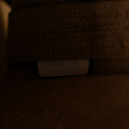 Burberry Canvas Mega Check Mini Ashby Tassel Crossbody  White 8 of 17