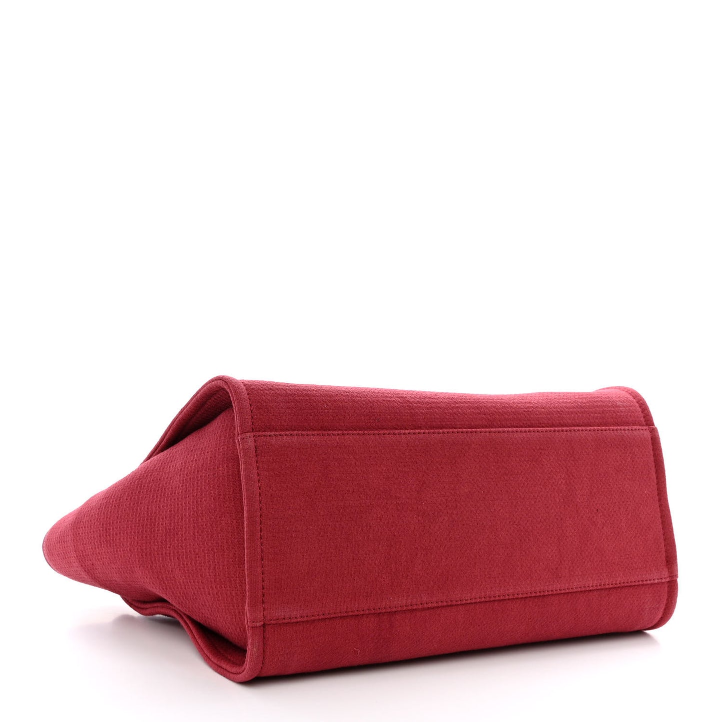 Canvas Medium Deauville Tote Red