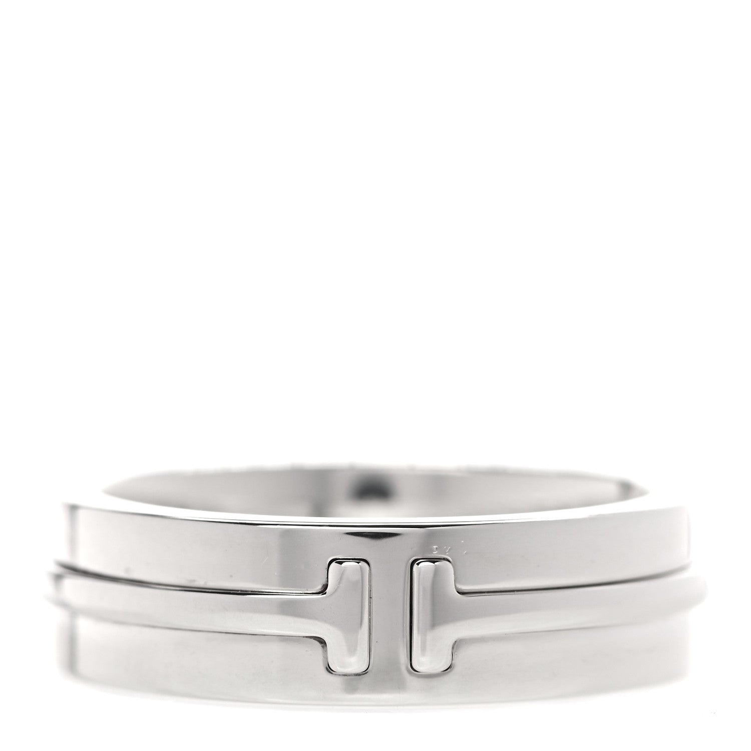 Tiffany Sterling Silver T Two Ring 56 7.5 1 of 4
