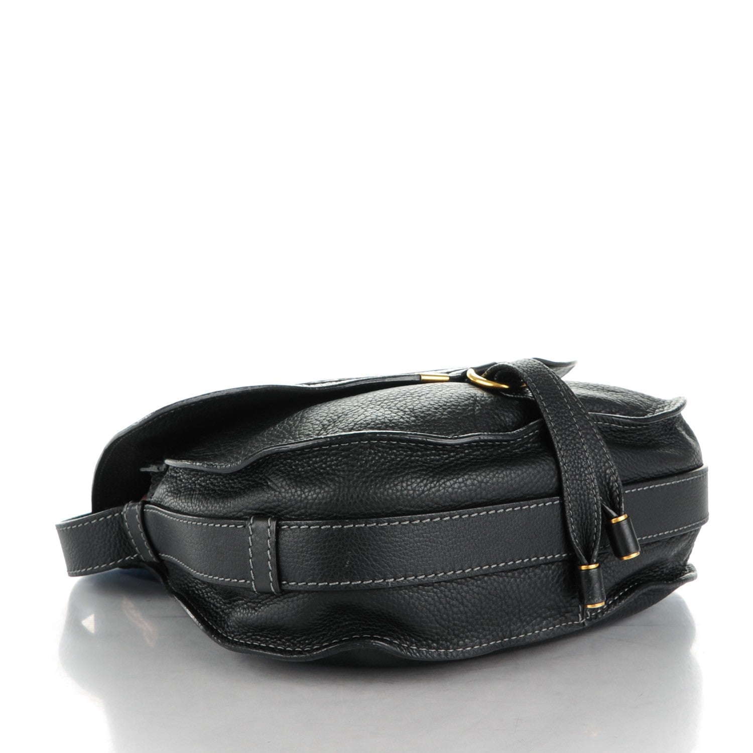 Chloe Calfskin Medium Marcie Round Crossbody Bag Black 4 of 9