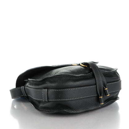 Chloe Calfskin Medium Marcie Round Crossbody Bag Black 4 of 9