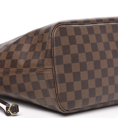 Louis Vuitton Damier Ebene Neo Neverfull MM Rose Ballerine 8 of 14