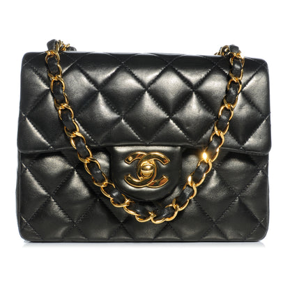 Chanel Lambskin Mini Flap Black 1 of 9