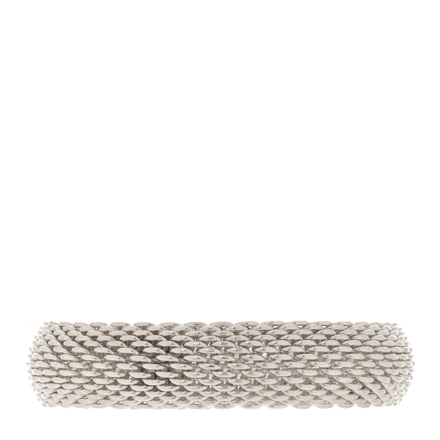 Tiffany Sterling Silver Somerset Mesh Bracelet 2 of 3