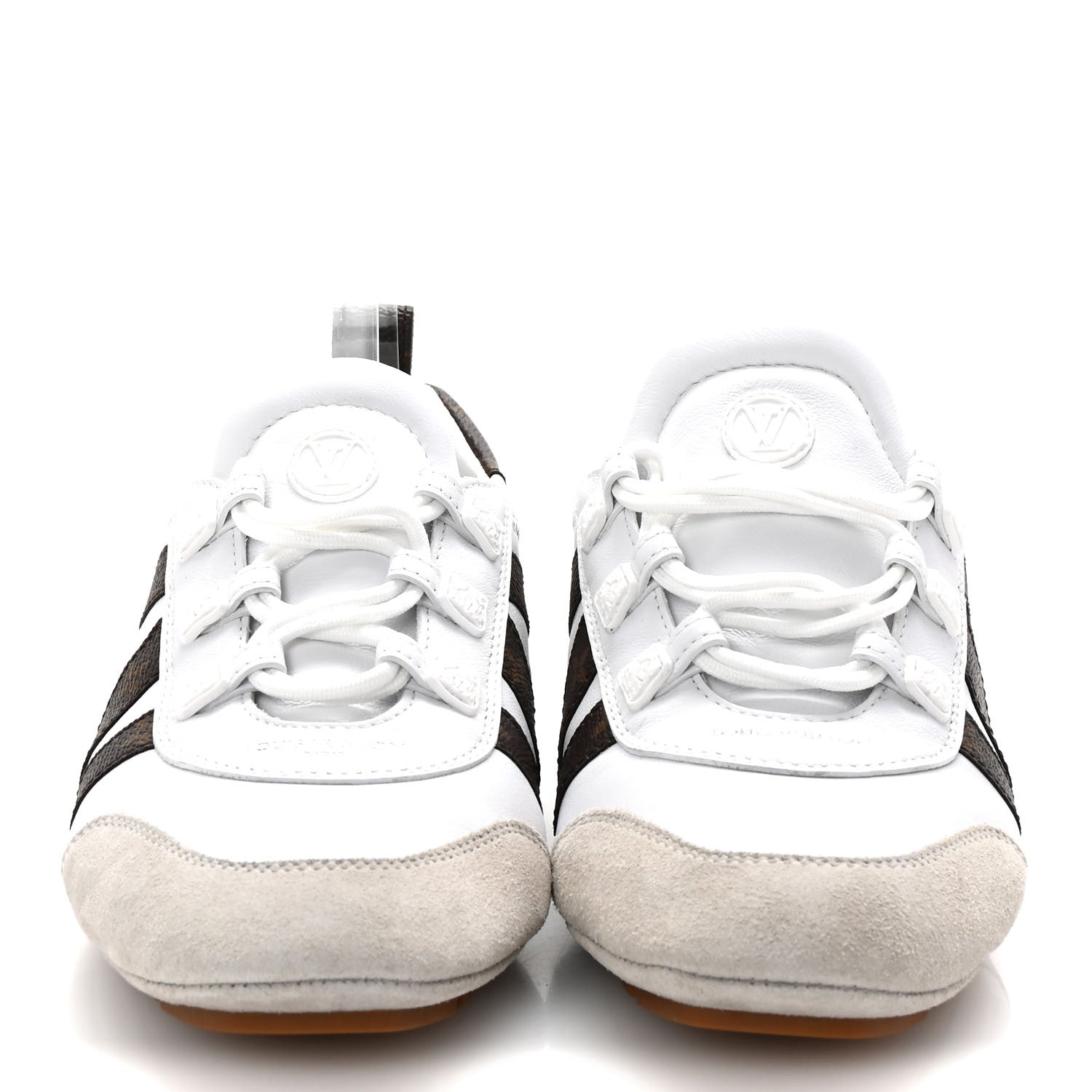 Louis Vuitton Monogram Calfskin Womens LV Sneakerina 38 White 3 of 10