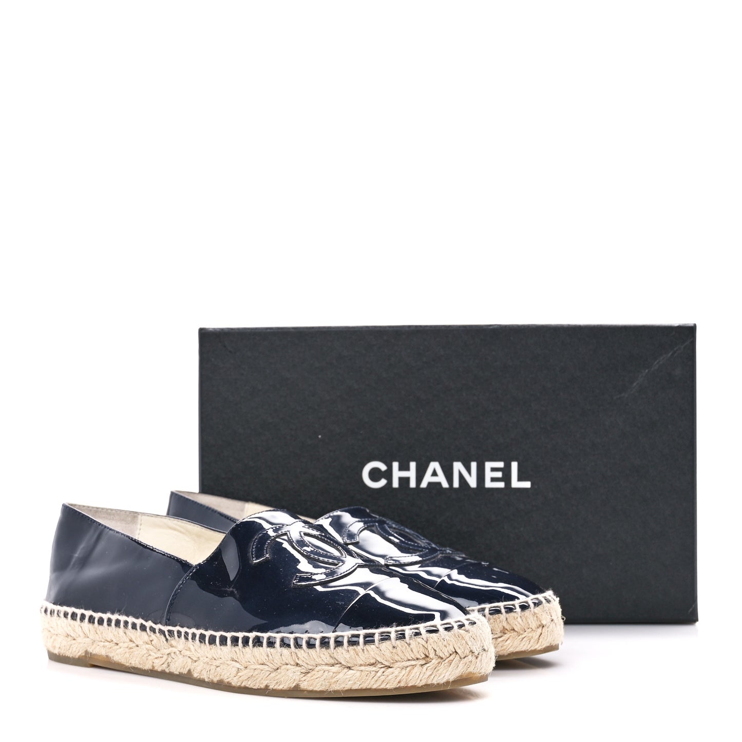 Patent CC Espadrilles 38 Navy