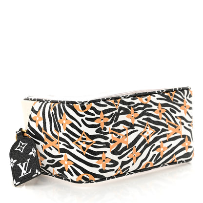 Louis Vuitton Monogram Giant Jungle Beach Pouch Ivory 4 of 10