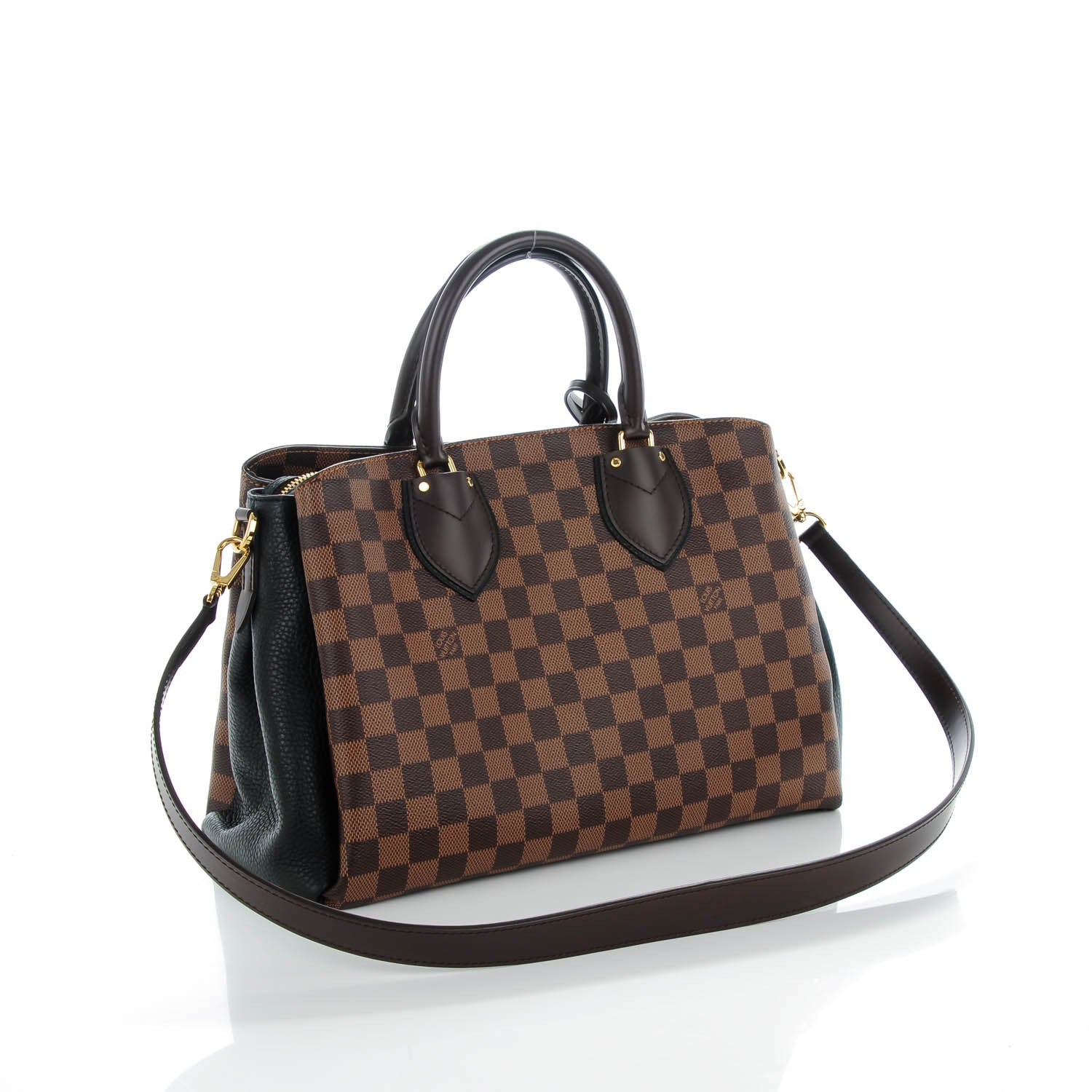 Louis Vuitton Cuir Taurillon Damier Ebene Normandy Black 3 of 8