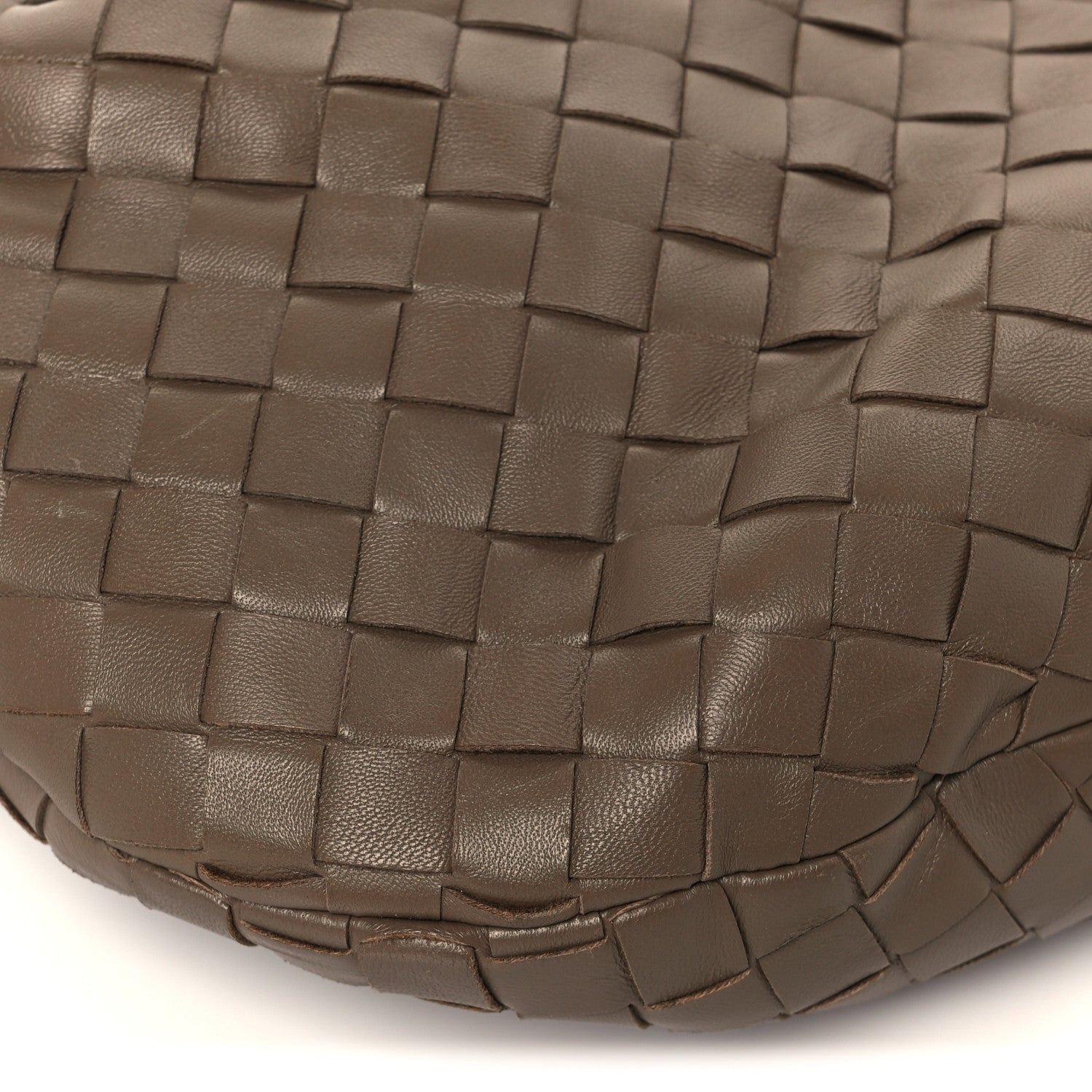 Bottega Veneta Nappa Intrecciato Teen Jodie Hobo Taupe Grey 10 of 11