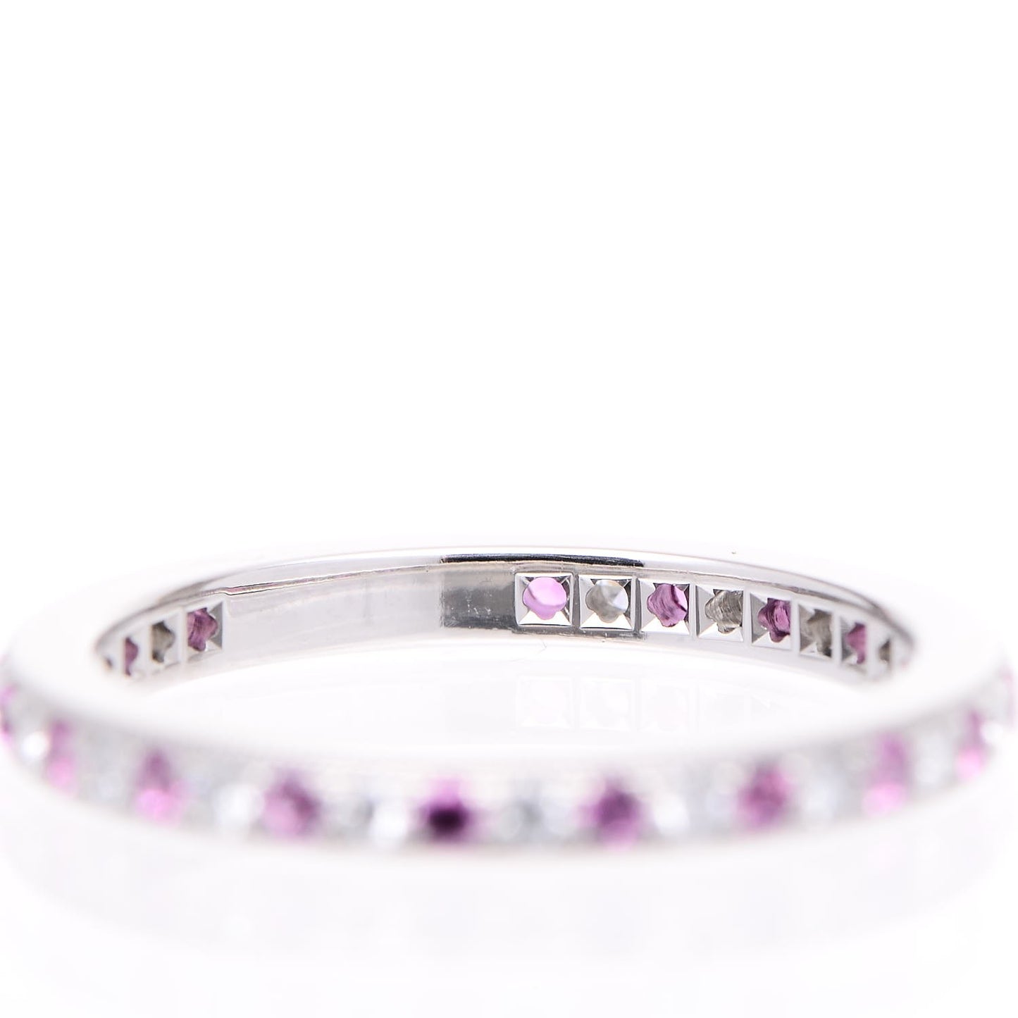 Platinum Diamond Pink Sapphire Legacy Ring 54 6.75