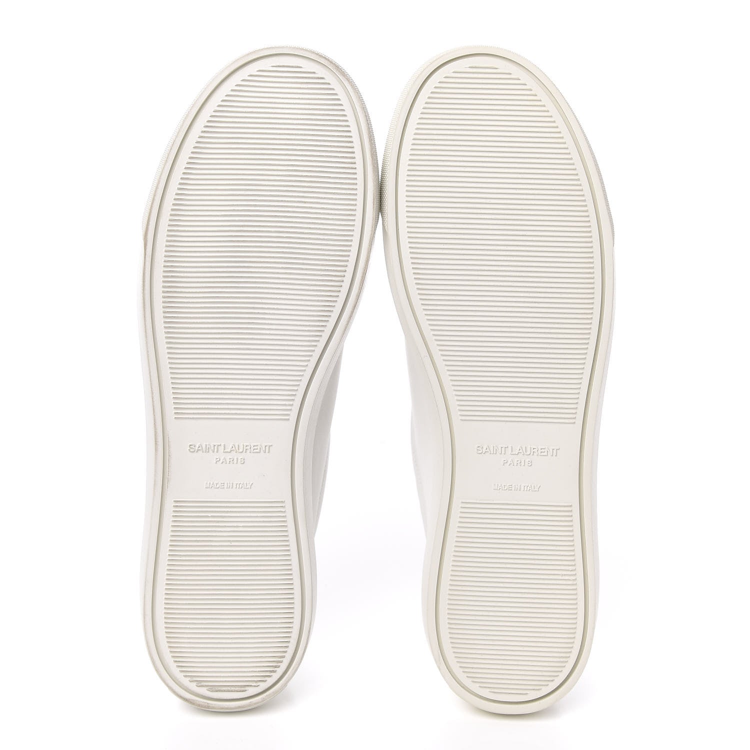 Saint Laurent Calfskin Mens Andy Low Top Sneakers 41 White 5 of 11