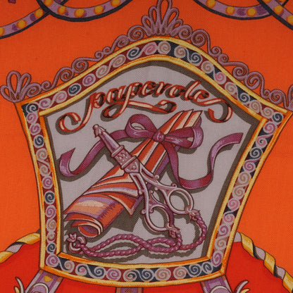 Hermes Cashmere Silk Paperoles Shawl 140 5 of 6