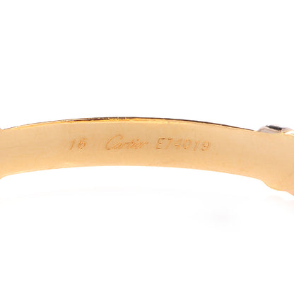 Cartier 18k Pink Yellow White Gold Trinity Love Bracelet Size 16 4 of 6