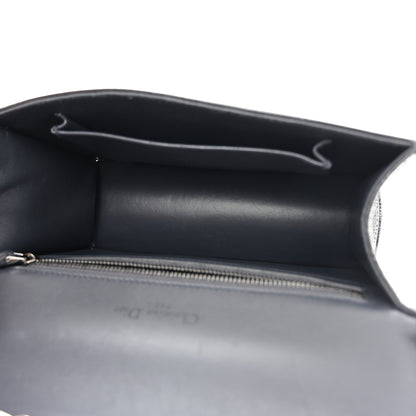 Christian Dior Metallic Patent Micro-Cannage Medium Diorama Flap Bag Onyx Black 4 of 8