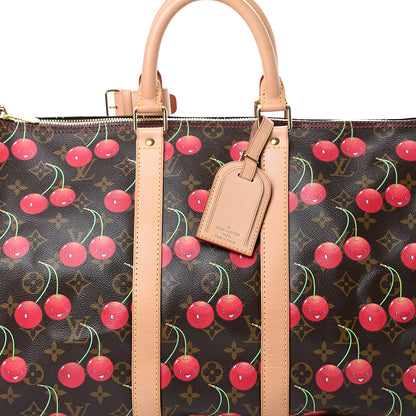 Louis Vuitton Monogram Cerises Keepall 45 7 of 11