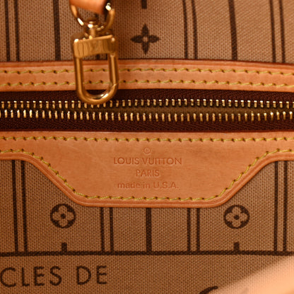 Louis Vuitton Monogram Neverfull MM 6 of 14