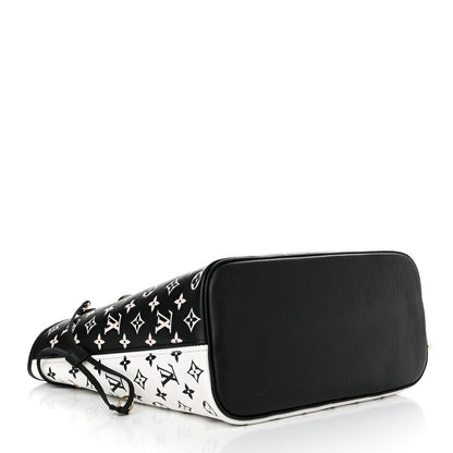Louis Vuitton Empreinte Spring In The City Neverfull MM Black White Pink 5 of 10