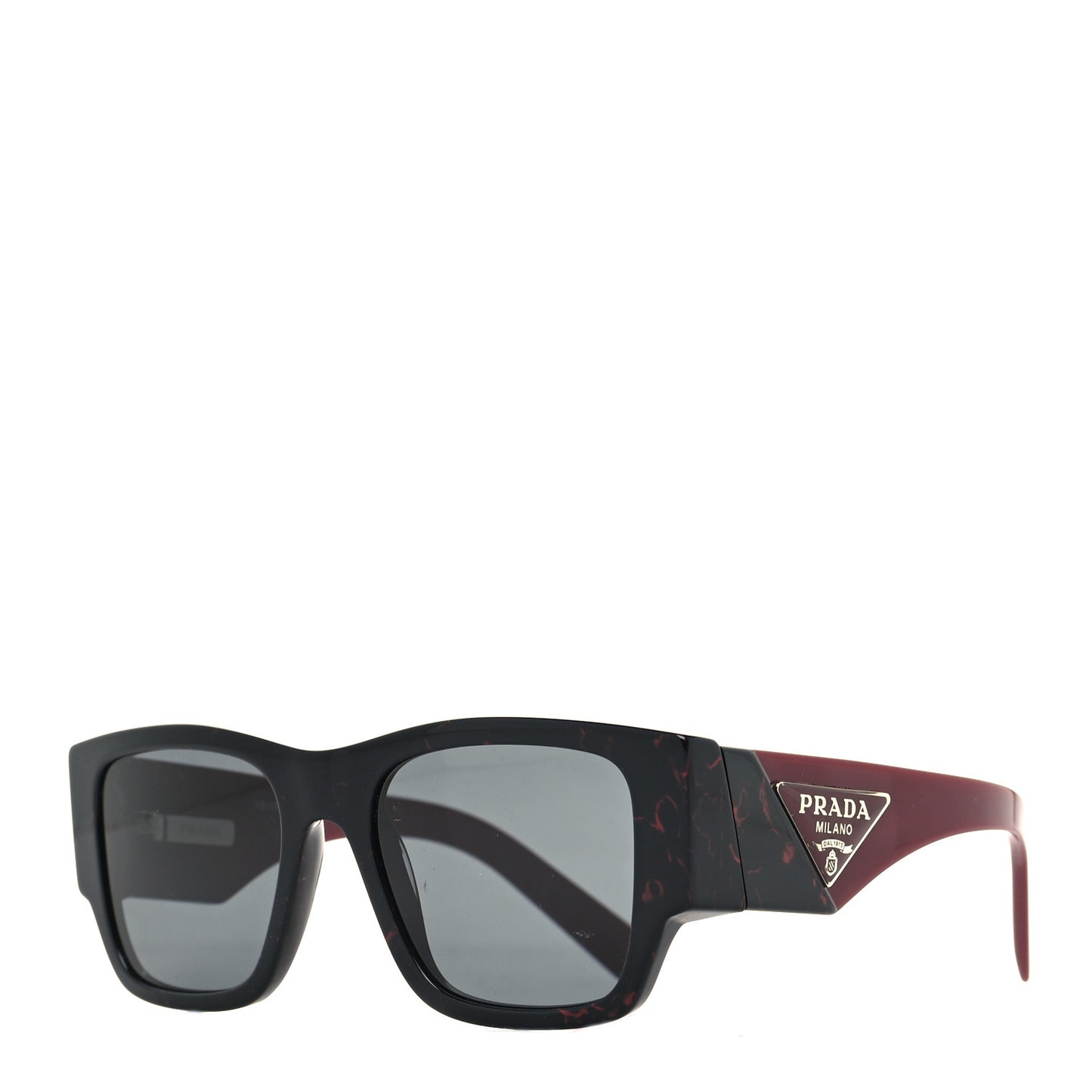 Acetate Symbole Sunglasses SPR 10Z Black Red