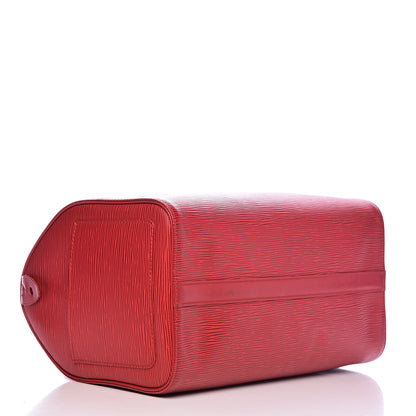 Louis Vuitton Epi Speedy 30 Rouge 4 of 19